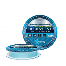 Леска SPRUT Skyline Fluorocarbon Composition EvoTech Classic Blue 0.505 100м