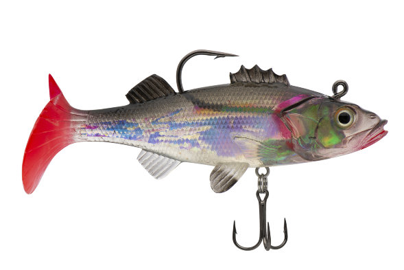 Виброхвост оснащённый CONDOR Crazy Bait NWPE04# размер 100 мм вес 25 гр цвет 05# 2 шт