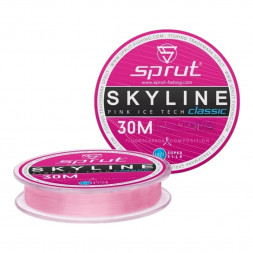 Леска SPRUT Skyline Fluorocarbon Composition Classic pink 0.165 30м