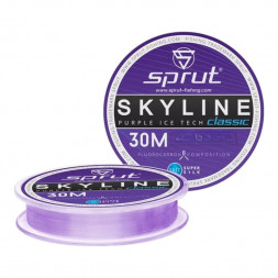 Леска SPRUT Skyline Fluorocarbon Composition Classic purple 0.165 30м