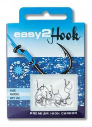 Крючок Easy 2 Hook Pike/Perch/Zander №4 black 20шт 090B050