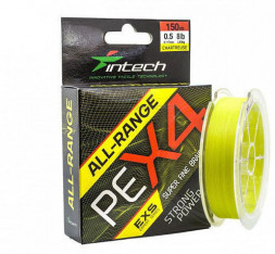 Шнур Intech All-Range PE X-4 120m 2.5/0.26mm 26lb / 11.8kg