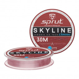 Леска SPRUT Skyline Fluorocarbon Composition Classic sangria 0.145 30м