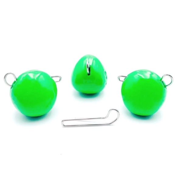 Груз UF Studio Капля- эксцентрик – 08 гр 10 шт ЗЕЛЁНЫЙ UV