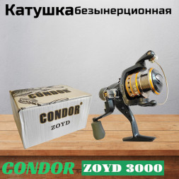 Катушка Condor ZOYD 3000, 6 подшипн., задний фрикцион