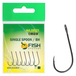 Крючок FISH SEASON Single spoon baitholder №10 BN 7шт 10121-10F