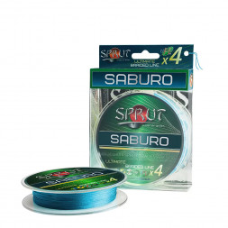 Леска плетеная SPRUT Saburo Soft Ultimate X 4 Sky Blue 0.18 140м