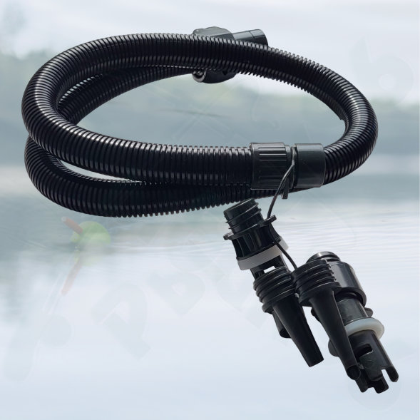 Насос электрический двухступенчатый HT-888 Seanovo для лодок ПВХ, сабов, матрасов, палаток 0,34-1,38 атм крокодил