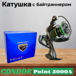 Катушка Condor Point 5000A, 6 подшипн., байтранер, запасная шпуля