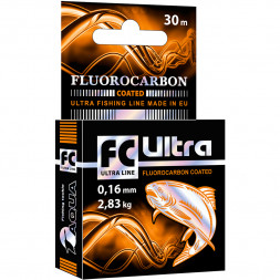 Леска Aqua FC Ultra Fluorocarbon Coated 0.14 30м