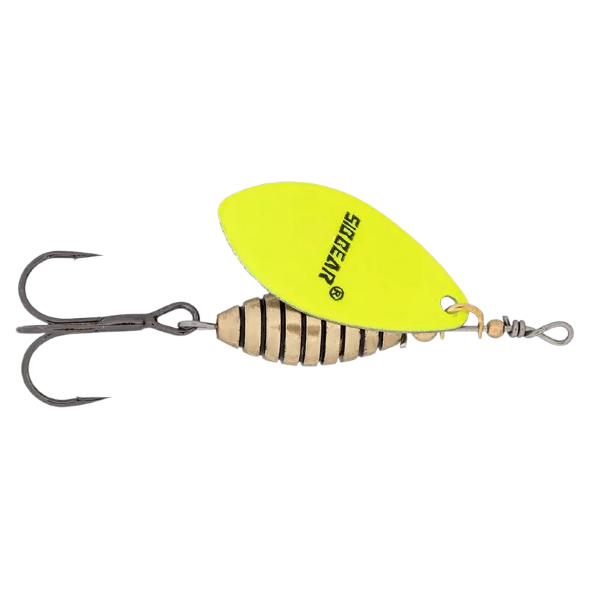 Блесна SIBBEAR вращающаяся Meteoro №1 L  50 мм, W  6.5 гр, C  Shartreuse