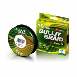 Леска плет. ALLVEGA Bullit Braid dark green 0.10 92м