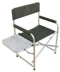 Кресло складное со столиком 830х450х855 мм алюминий