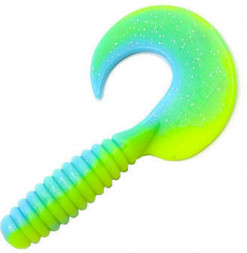 Твистер YAMAN PRO Spiral, р.2.5 inch, цвет #18 - Ice Chartreuse уп.10 шт