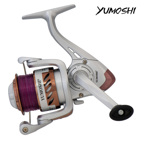 Катушка YUMOSHI YK-2000, 3 подшипника, передний фрикцион, с леской