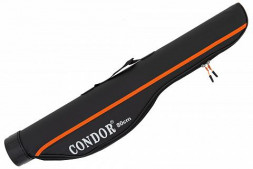 Чехол для зимних удочек Condor L-80, жёсткий, чёрный-оранж